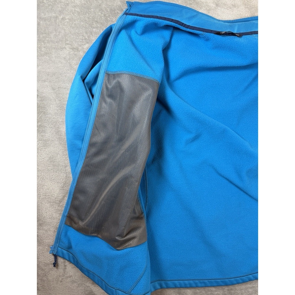 Arc'teryx Mens Blue Full Zip Jacket Softshell Hiking Outdoor Size L - Picture 12 of 15